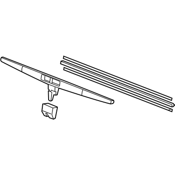 Honda 76730-SZA-A02 Blade, Windshield Wiper (356MM)