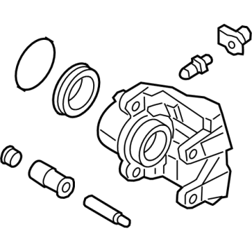 BMW 34-10-6-882-253 Front Left Brake Caliper