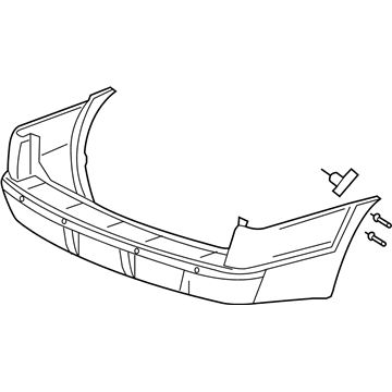 GM 12336006 Bumper Cover