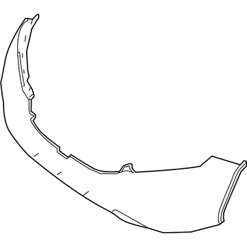 Nissan 62022-5AA0H Bumper Assy-Front