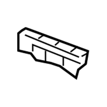 Nissan 62222-5AA0A Bracket-Front Bumper Side, RH