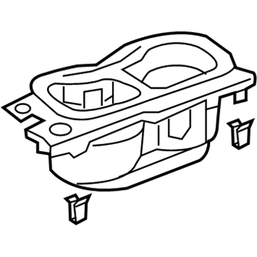 Acura 77230-TZ4-A01ZA Cup Holder Assembly