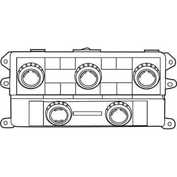 Mopar 55111805AJ Air Conditioner And Heater Control