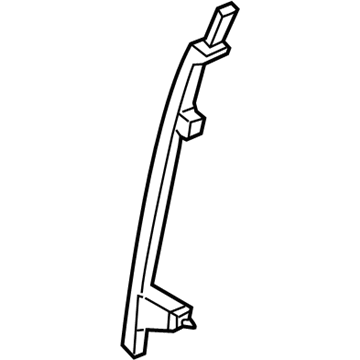 Hyundai 83535-2W000 Run&Channel-Rear Door Delta Lower, LH