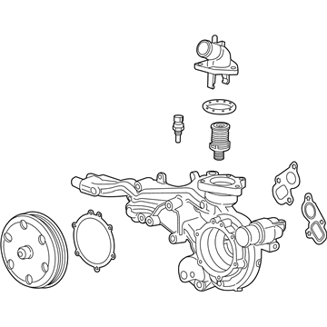 GM 12685731 Water Pump Assembly