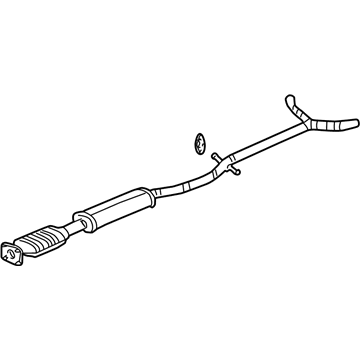 GM 25727006 Muffler Asm-Exhaust (W/ Exhaust & T/Pipe & 3W