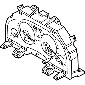 Infiniti 24814-AM601 Circuit Assembly - Printed With ODO & Trip