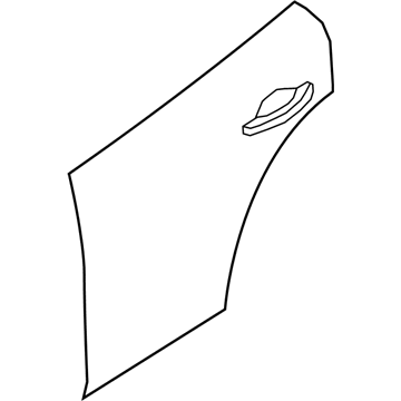 Infiniti H2153-3WUMA Panel-Rear Door, Outer LH