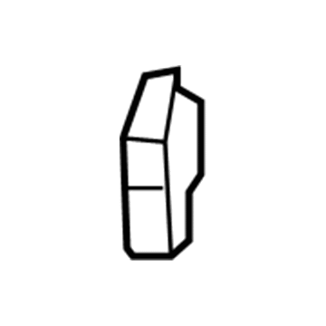Honda 84182-SZA-A01ZA Outlet Assy., L. Quarter Pillar *NH220L* (CLEAR GRAY)