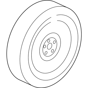 Mopar 1AN31PAKAB Aluminum Wheel