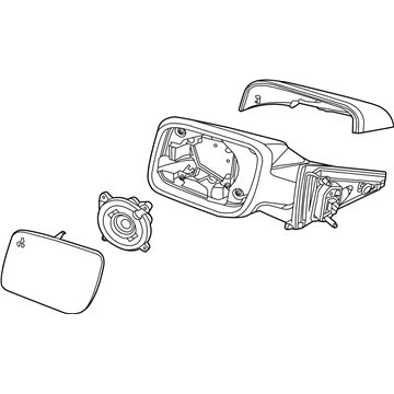 Ford DB5Z-17682-XH Mirror Outside