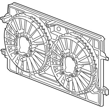 GM 20757667 Fan Shroud