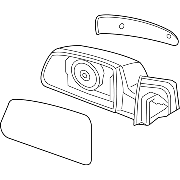 Hyundai 87610-1R220 Mirror Assembly-Outside Rear View, LH