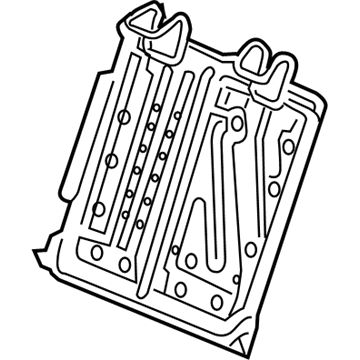 Honda 82526-TEX-R41 Frame, L. RR. Seat-Back