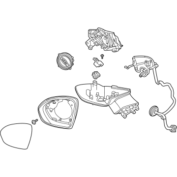 GM 84886962 Mirror Assembly