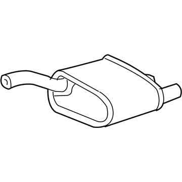 Ford 7S4Z-5A289-A Rear Muffler