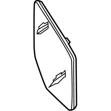 Acura 76253-TZ3-A31 Mirror Set, Driver Side (Flat)