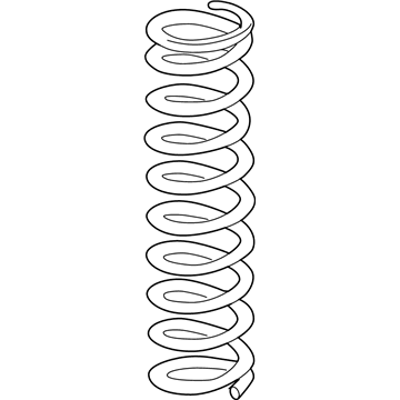 Honda 51401-TE1-A03 Spring, Front