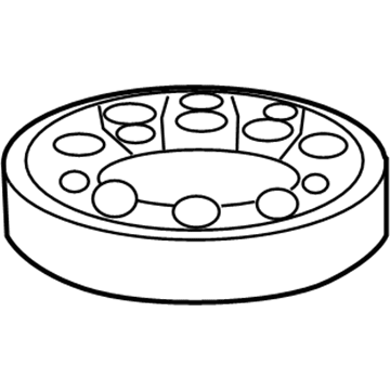 Honda 51686-TA0-A01 Rubber, Front Spring Mount