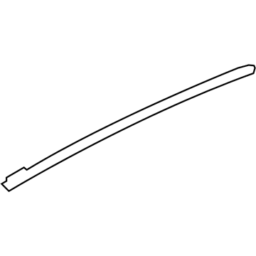 Nissan 82816-4RA1A Tape-Rear Door Sash, RH