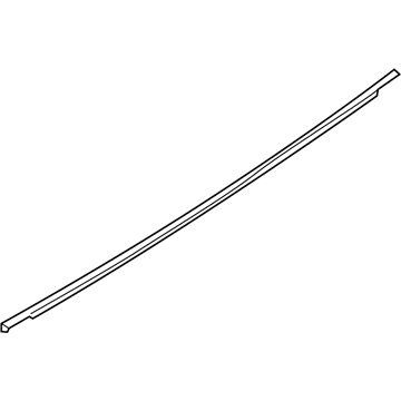 Nissan 82821-4RA0A Moulding-Rear Door Outside, LH