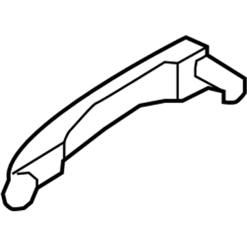 Hyundai 82661-3N000 Door Handle Assembly, Exterior, Right