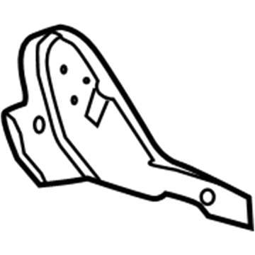 GM 15261549 Cover-Passenger Seat Inner Adjuster Upper Finish *Ebony