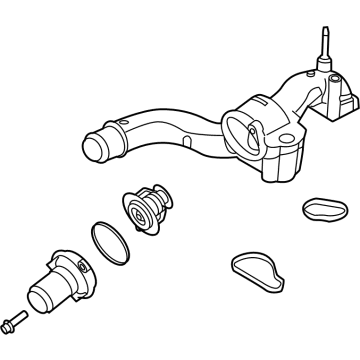 Ford ML3Z-8A586-B CONNECTION - WATER OUTLET