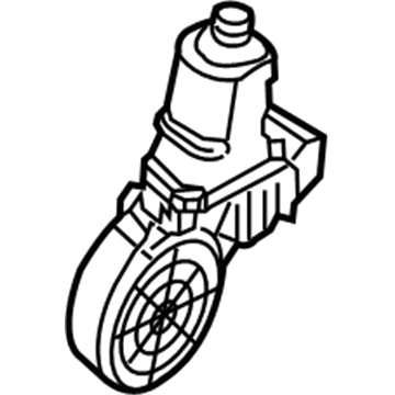 Nissan 80730-3TA0B Motor Assembly - Regulator, RH