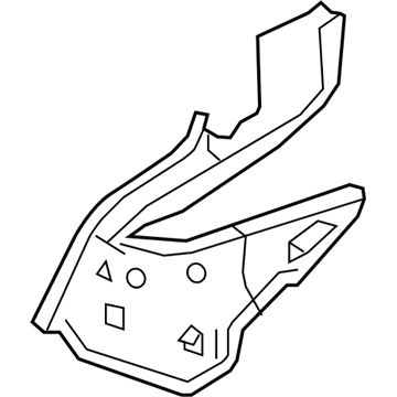 Infiniti 78114-4GA0A Pillar Assy-Tail, RH