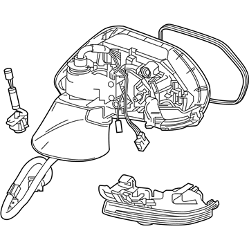 Toyota 87910-06840 Mirror Assembly