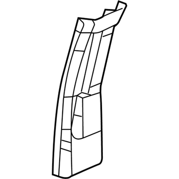 GM 23385949 Upper Center Pillar Trim