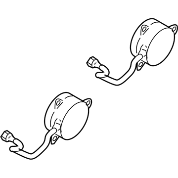 Nissan 21487-3TA0D Motor Assy-Fan