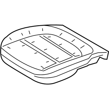 Ford LJ6Z-78632A23-E PAD - SEAT CUSHION