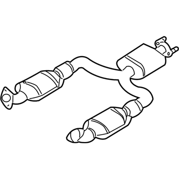 Infiniti 20020-AR21A Front Exhaust Tube Assembly