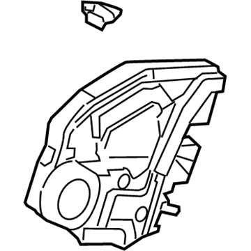 Honda 72650-TR3-A11 Latch Assembly, Left Rear Door Power