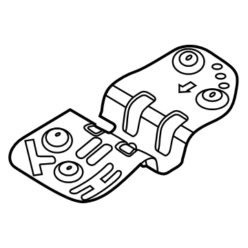 Hyundai 28795-S8000 Panel-Heat Protector, RR