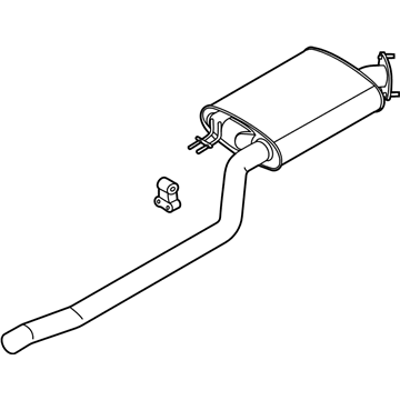 Hyundai 28650-S8200 Center Muffler Assembly