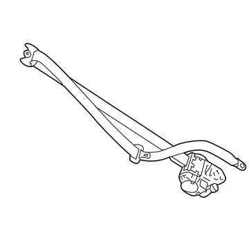 Toyota 73210-35A11-A1 Belt & Retractor
