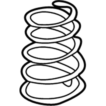 Lexus 48231-48231 Spring, Coil, Rear