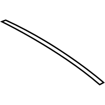 Hyundai 81619-3V010 WEATHERSTRIP-PANORAMAROOF Rear Glass, Rear