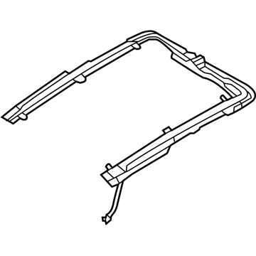 Hyundai 81650-3V001 Rail Assembly-PANORAMAROOF MECHANI
