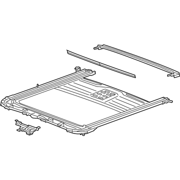 GM 84458212 Sunroof Frame