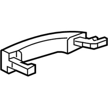 GM 13596145 Handle Kit, Rear Side Door Outside (Block Button)