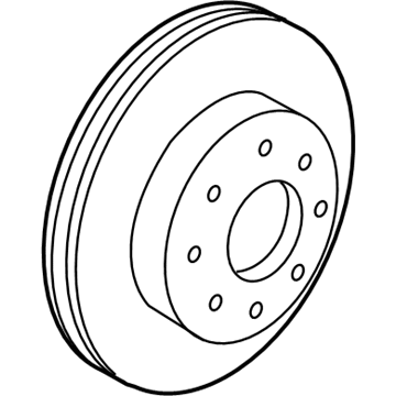 Acura 45251-TK4-A00 Disk, Front Brake (17In)