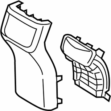 Hyundai 84670-F3000-TRY Cover Assembly-Console Rear