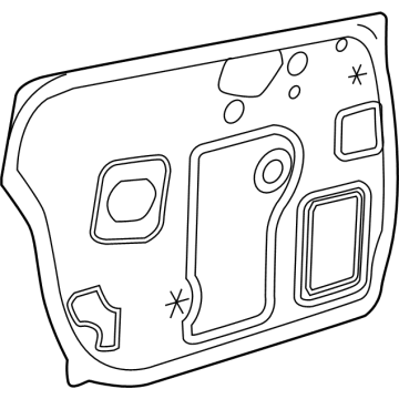 GM 95932871 Water Deflector