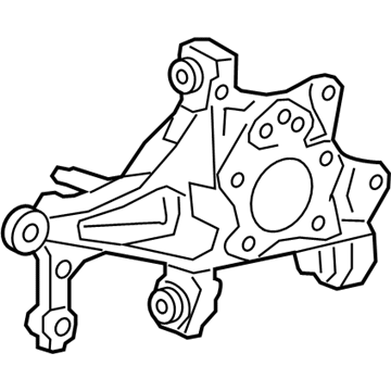 Lexus 42304-42090 Carrier Sub-Assembly, RR