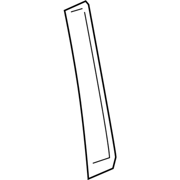 Lexus 75762-60080 MOULDING, Rear Door Window Frame