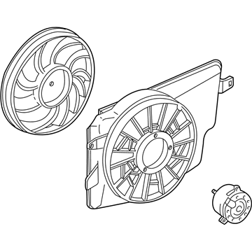 Ford YR3Z-8C607-AB Fan Module